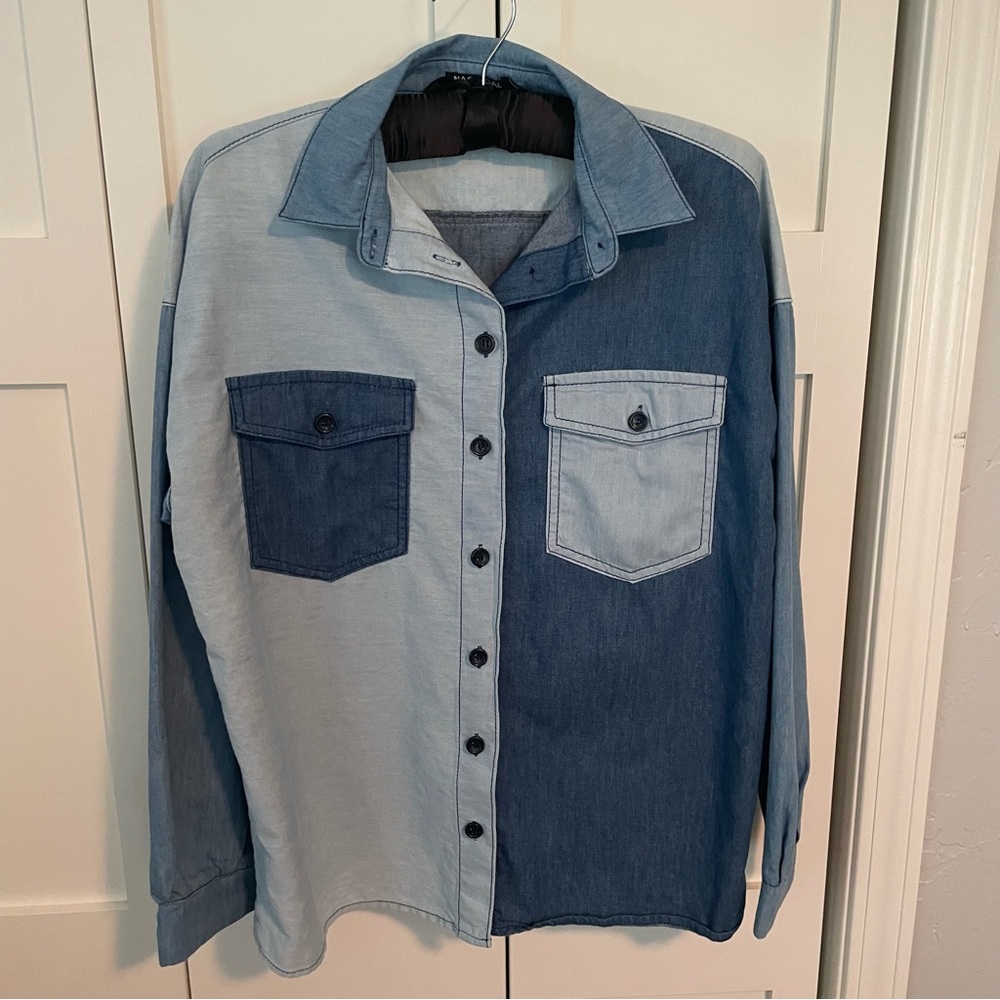 Nasty Gal Collection denim long sleeve